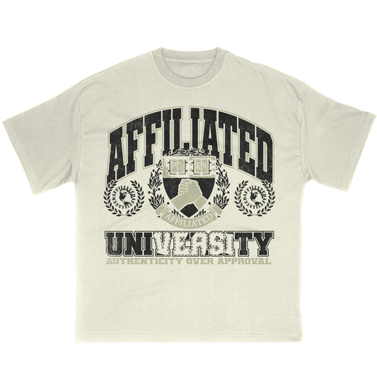 Cream "UNIversiTY" Shirt