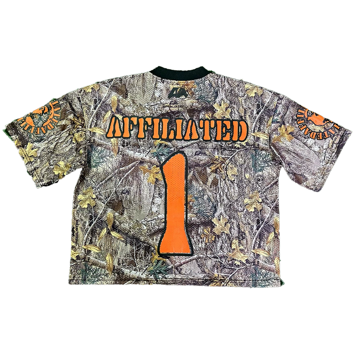 Fall Camo Jersey Cropped Fit